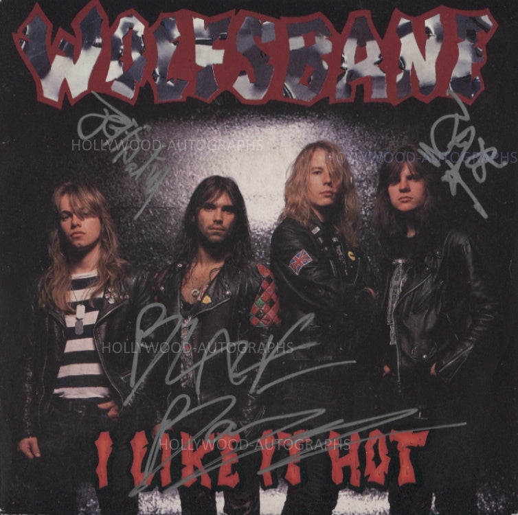WOLFSBANE - I Like It Hot - Multi Signed 7" Vinyl