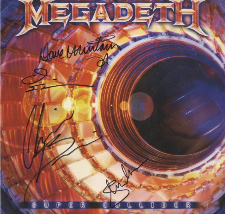 MEGADETH - Super Collider - Multi Signed 12" Vinyl