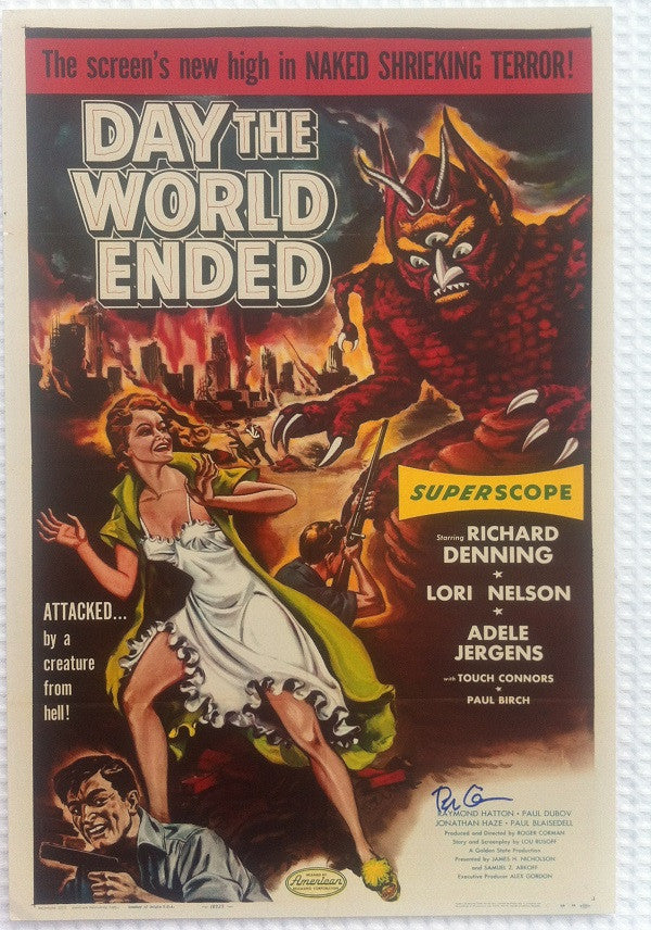 ROGER CORMAN - Day The World Ended - 12&quot; x 18&quot;
