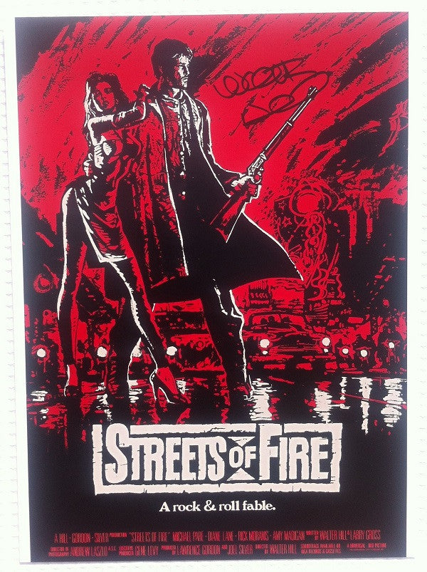 WALTER HILL - Streets Of Fire - 12&quot; x 18&quot;