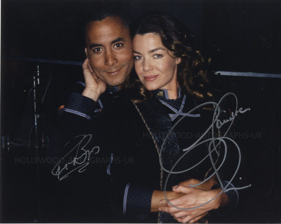 RICHARD BIGGS and CLAUDIA CHRISTIAN - Babylon 5