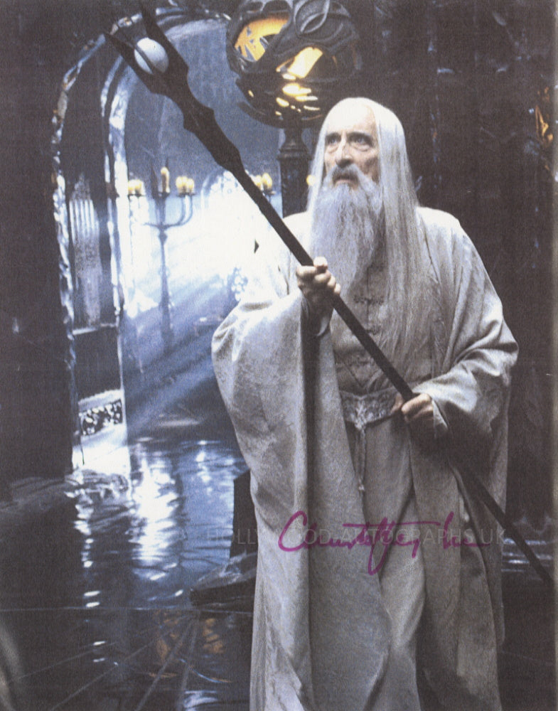 CHRISTOPHER LEE - The Lord Of The Rings - SWAU Certified