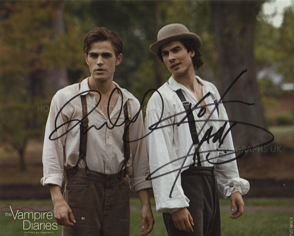 IAN SOMERHALDER and PAUL WESLEY - Vampire Diaries