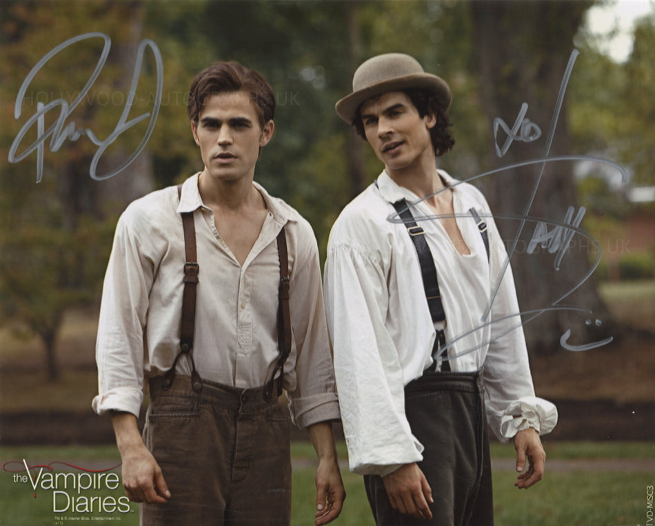 IAN SOMERHALDER and PAUL WESLEY - Vampire Diaries