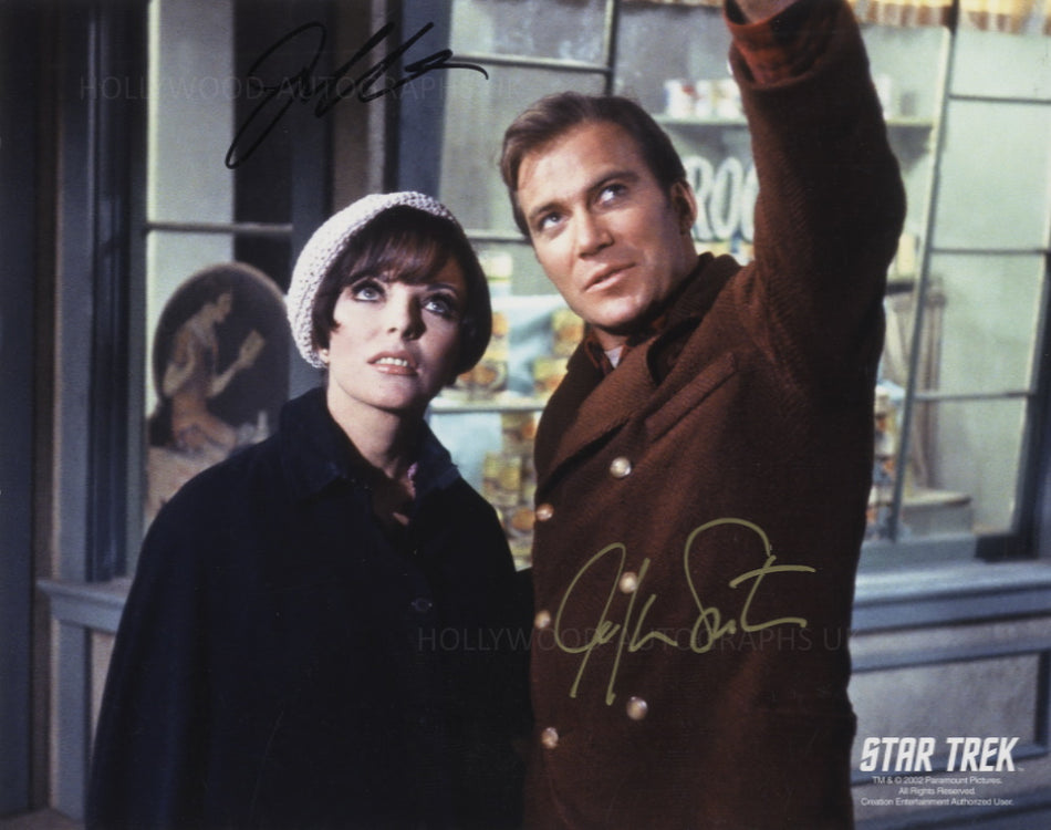 WILLIAM SHATNER and JOAN COLLINS - Star Trek