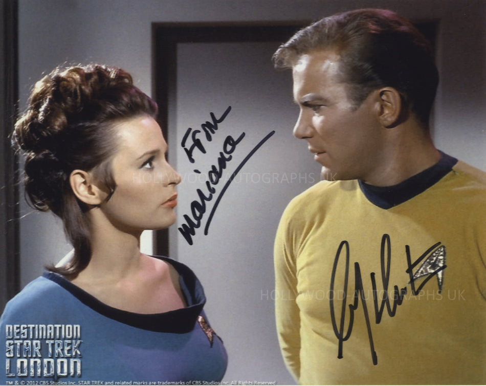WILLIAM SHATNER and MARIANNA HILL - Star Trek