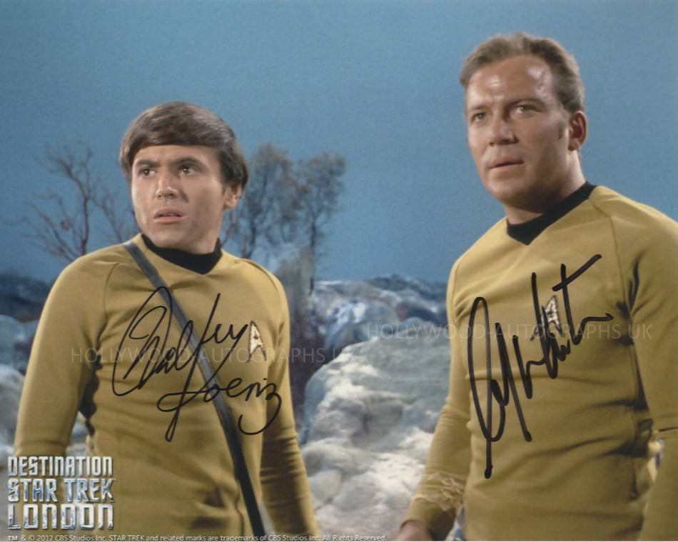 WILLIAM SHATNER and WALTER KOENIG - Star Trek
