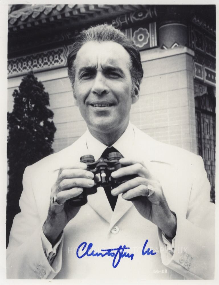 CHRISTOPHER LEE - James Bond - SWAU Certified