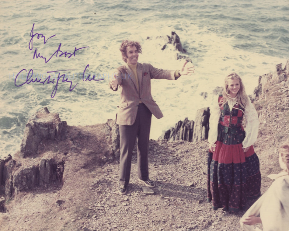 CHRISTOPHER LEE - The Wicker Man - SWAU Certified