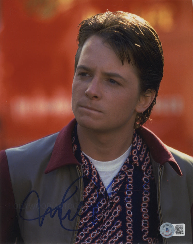 MICHAEL J. FOX -  Back To The Future - Beckett Authenticated