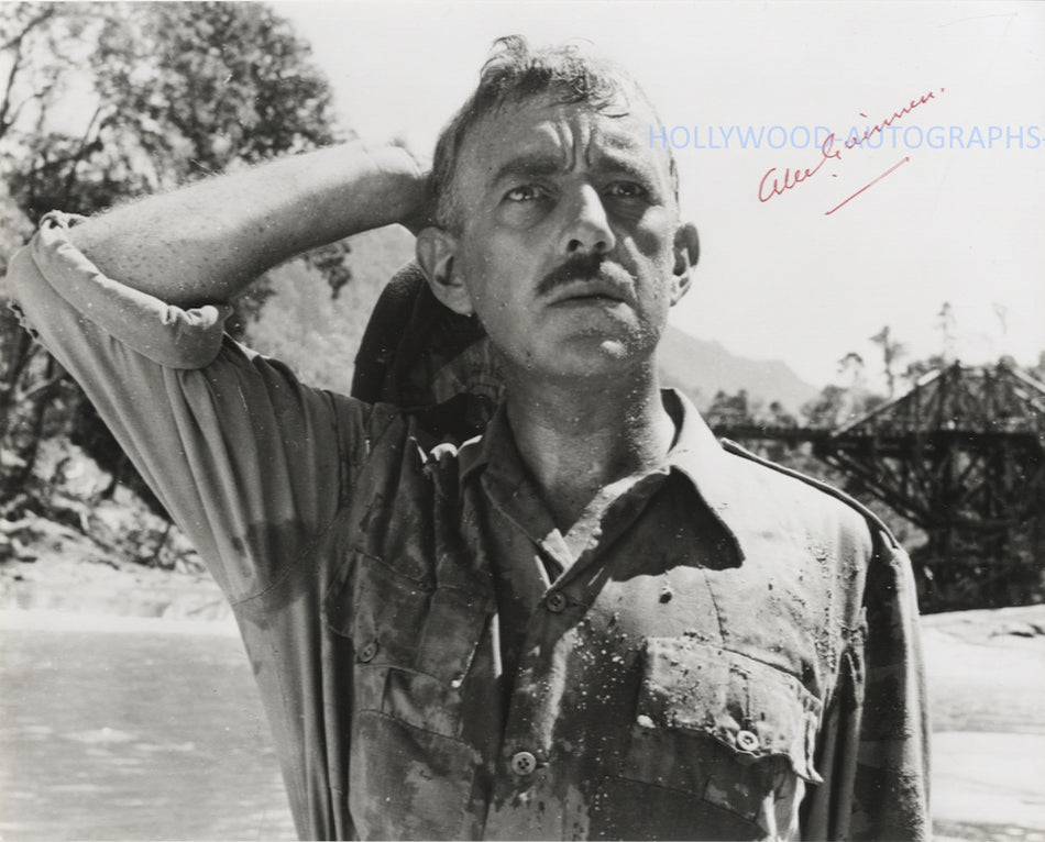 ALEC GUINNESS - The Bridge On The River Kwai- SWAU Certified