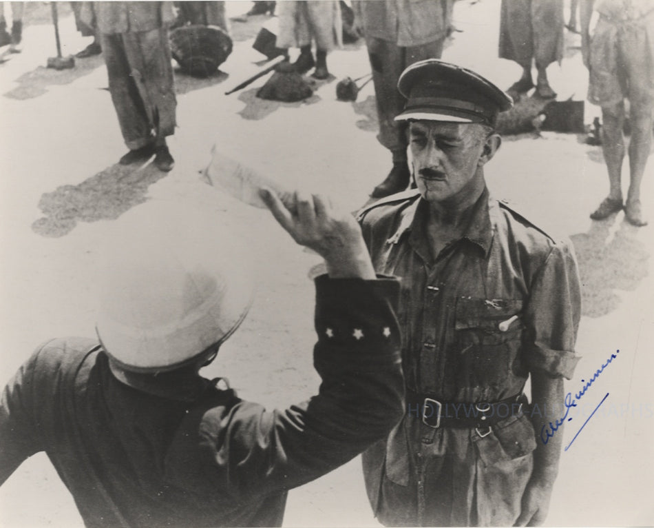 ALEC GUINNESS - The Bridge On The River Kwai- SWAU Certified