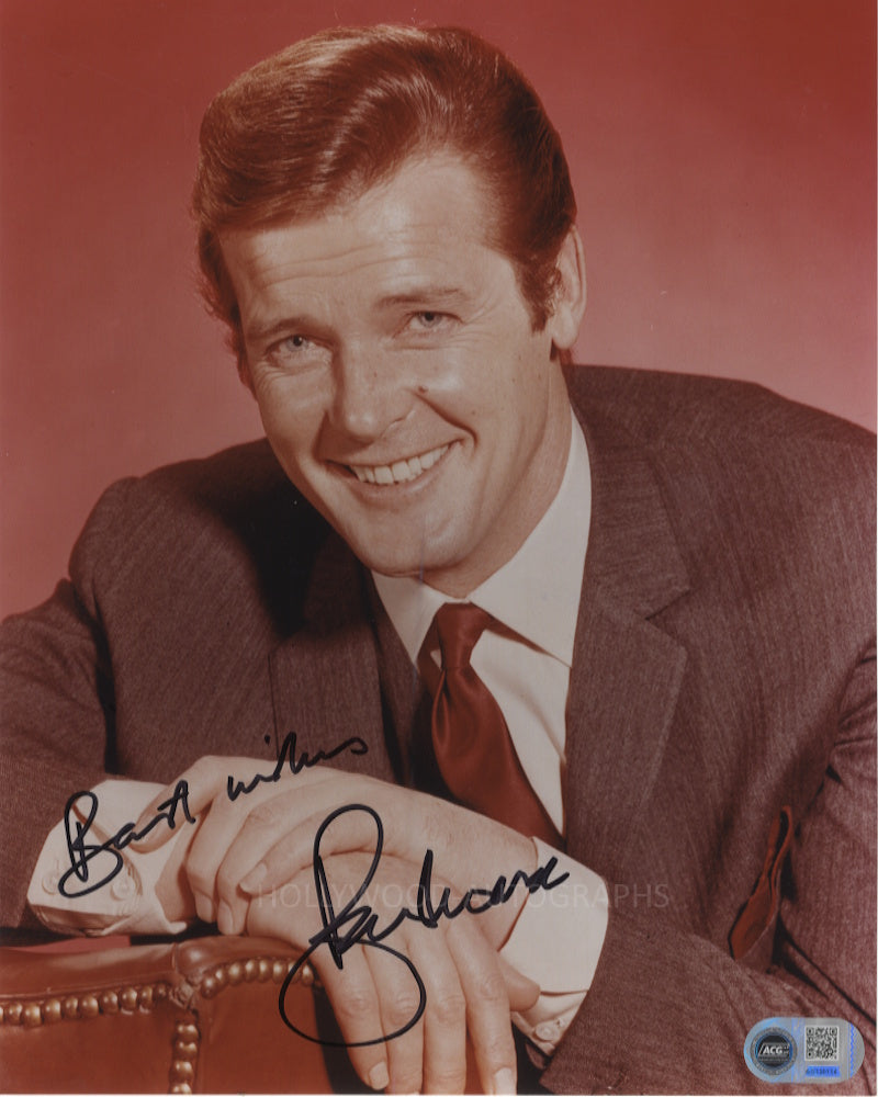 ROGER MOORE - Hollywood Legend - ACG Certified