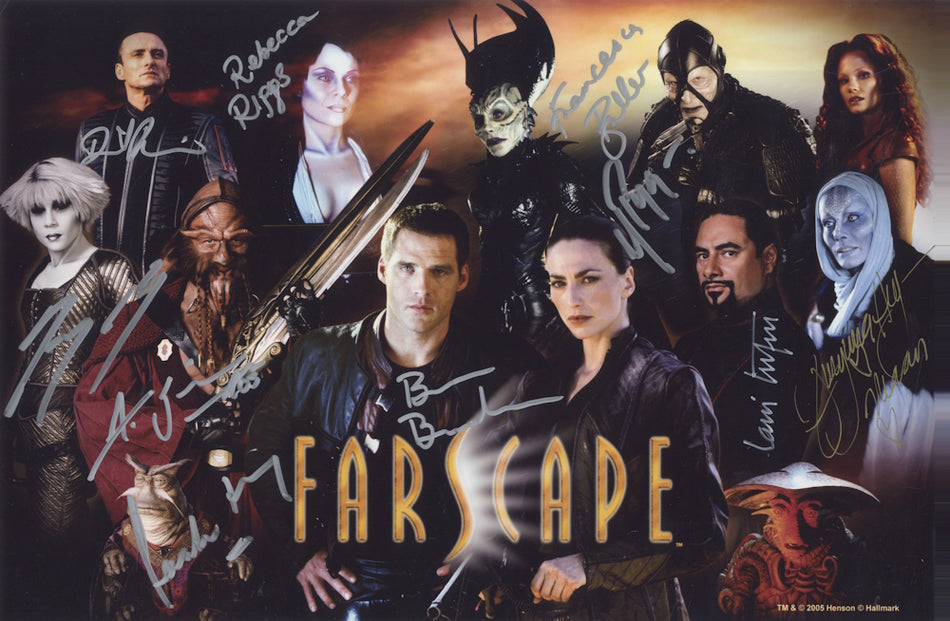 FARSCAPE Multi Signed 10"x15" Cast Photo