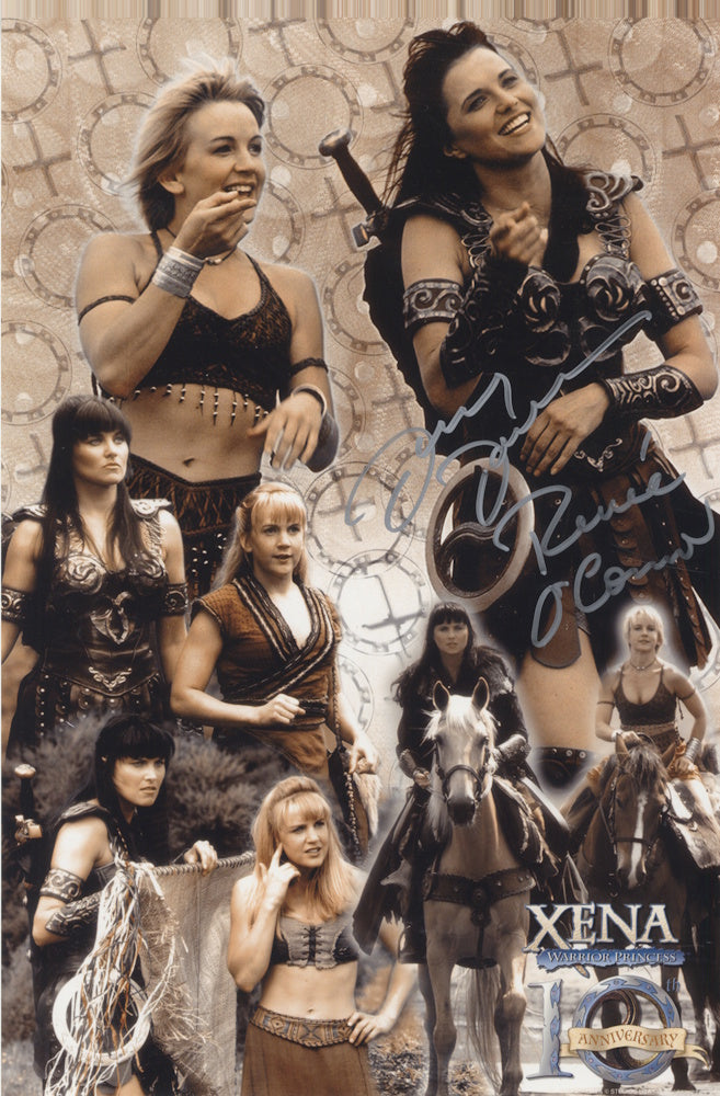 LUCY LAWLESS and RENEE O'CONNOR - Xena 10"x15" Signed Photo