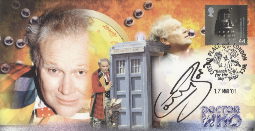 COLIN BAKER - Doctor Who Signed Cover