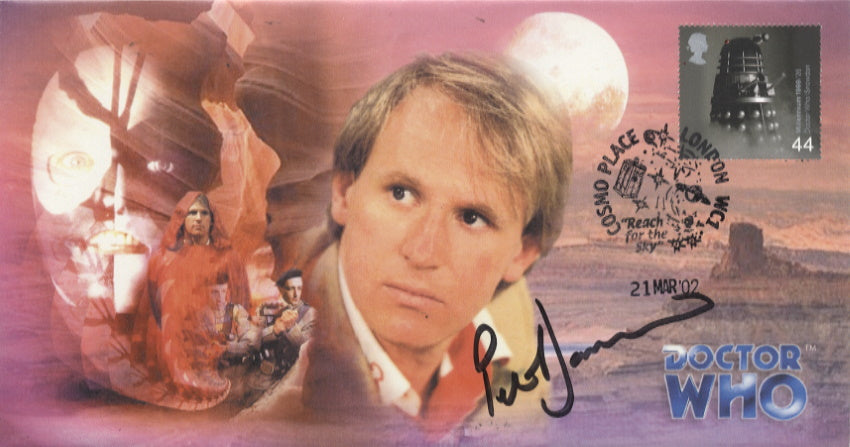 PETER DAVISON - Doctor Who Signed Cover