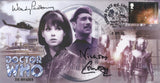 NICHOLAS COURTNEY and WENDY PADBURY- Doctor Who Signed Cover