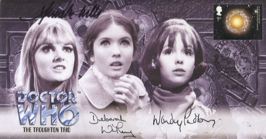 WENDY PADBURY, DEBORAH WATLING & ANNEKE WILLS - Doctor Who Signed Cover