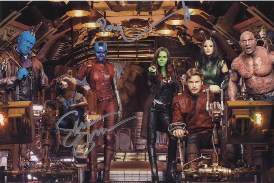 SEAN GUNN and POM KLEMENTIEFF - Guardians Of The Galaxy 8"x 12"