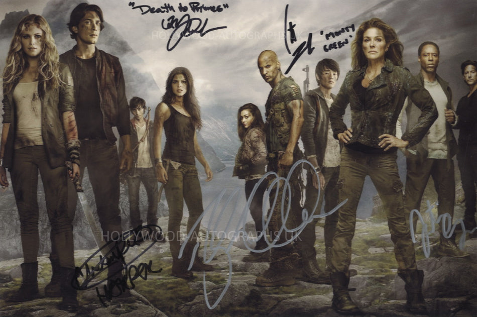 THE 100 Multi Signed Cast Photo -  8"x 12"