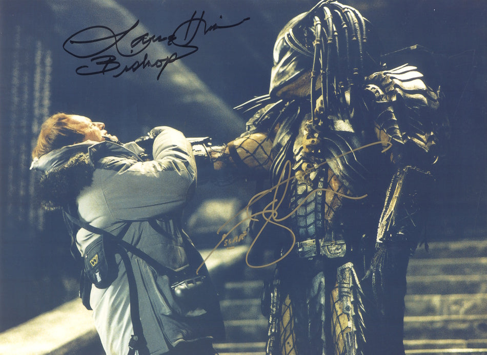 LANCE HENRIKSEN & IAN WHYTE - Aliens Vs. Predator 12"x16"