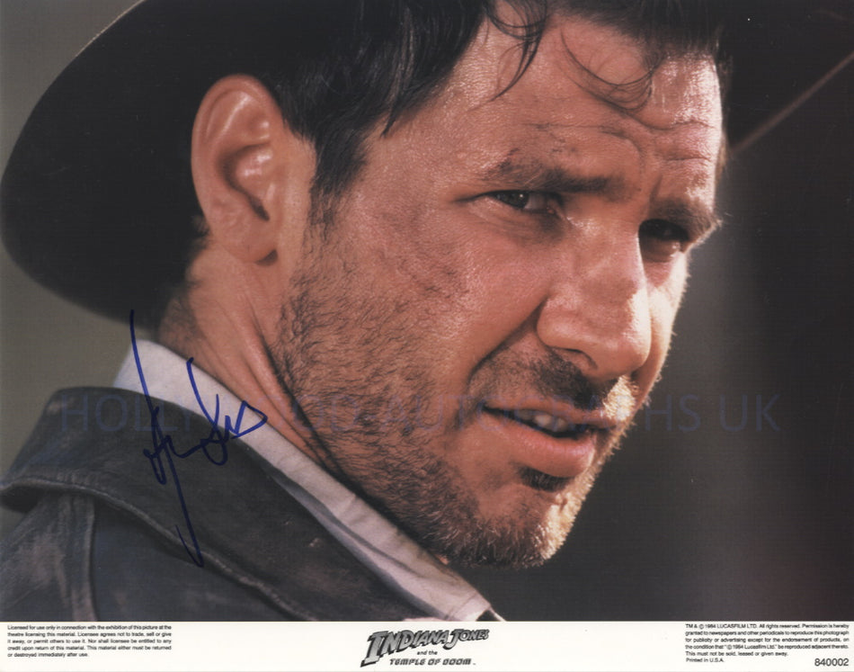 HARRISON FORD - Indiana Jones 11"x 14"- Beckett Authenticated