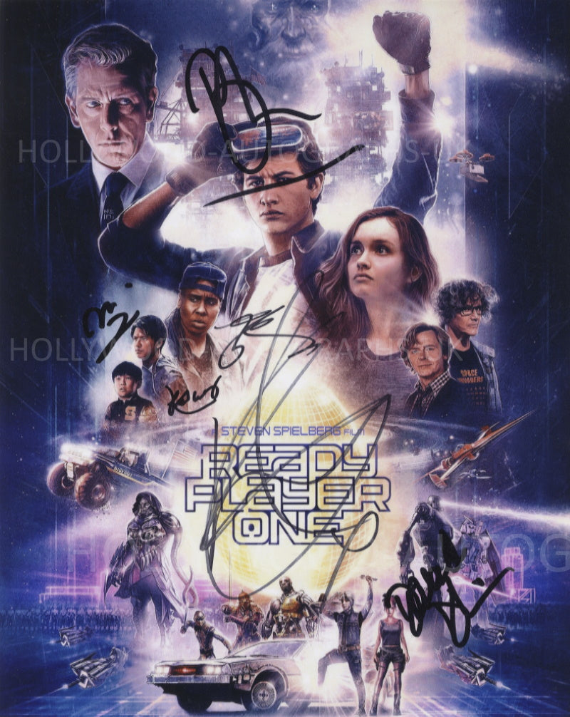 READY PLAYER ONE - Multi Signed Cast Photo - Signed by 6