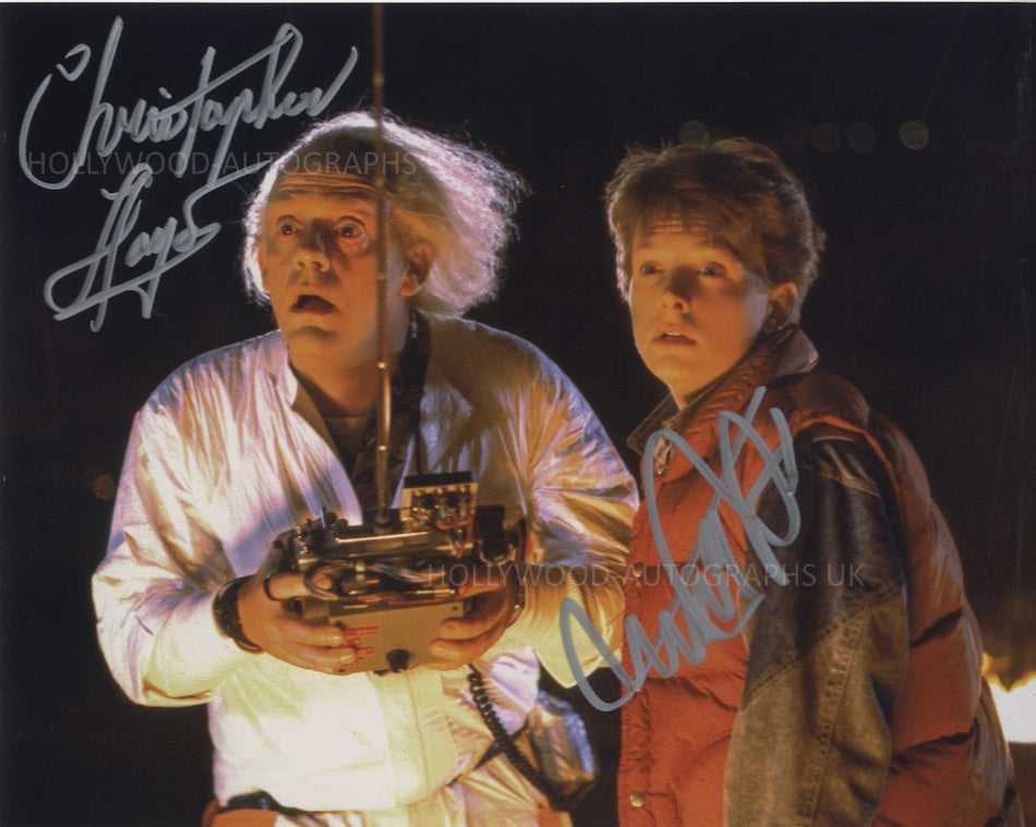 MICHAEL J. FOX and CHRISTOPHER LLOYD - Back To The Future