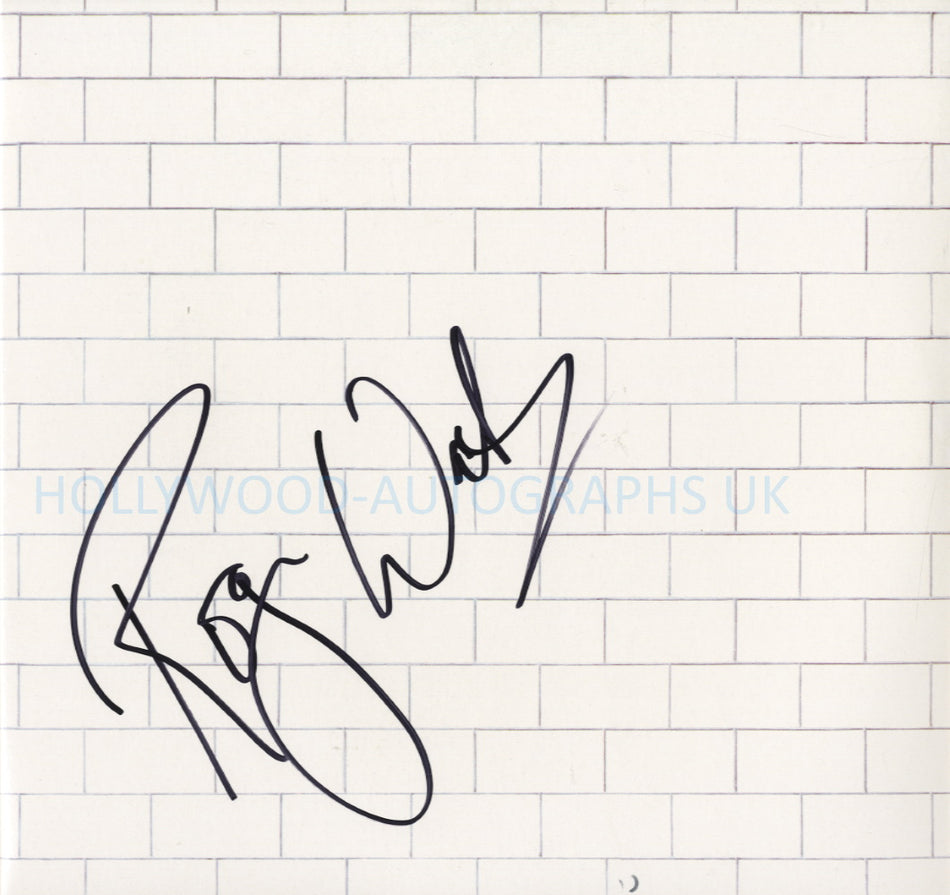 ROGER WATERS - Signed Pink Floyd: The Wall 12" Double Album - ACOA Authenticated.