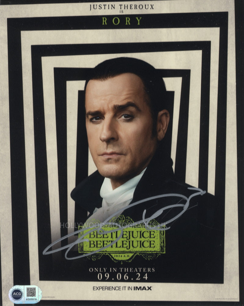 JUSTIN THEROUX - Beetlejuice Beetlejuice - ACG Certified