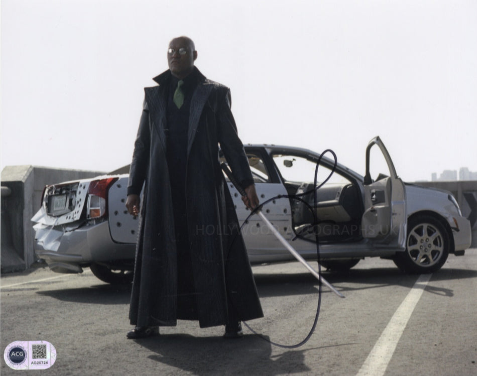 LAURENCE FISHBURNE - The Matrix - ACG Certified