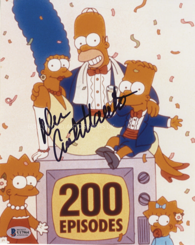 DAN CASTELLANETA - The Simpsons - Beckett Authenticated