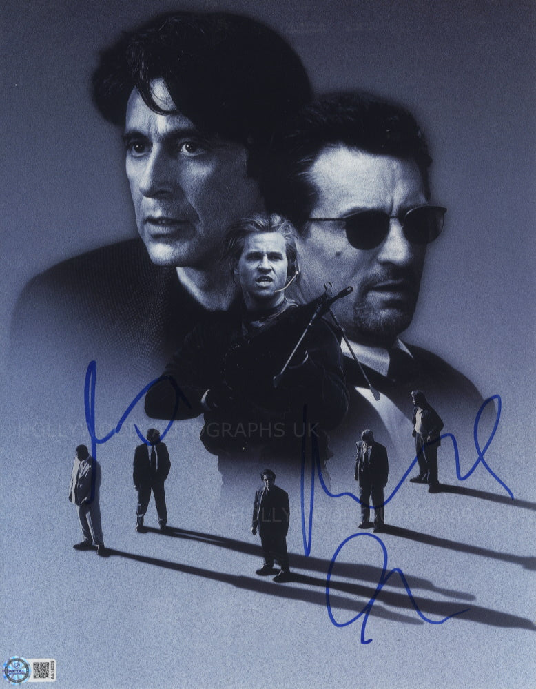 ROBERT DE NIRO and AL PACINO - Heat Dual Signed - 11"x 14" - ACG Certified