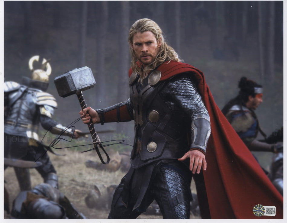 CHRIS HEMSWORTH - Thor - 11"x 14" - ACG Certified