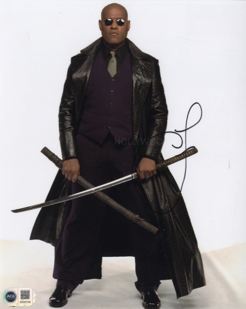 LAURENCE FISHBURNE - The Matrix - ACG Certified