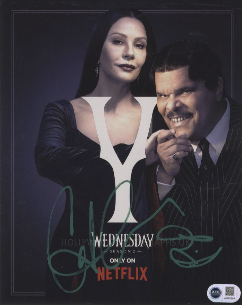 CATHERINE ZETA JONES and LUIS GUZMAN - Wednesday - ACG Certified