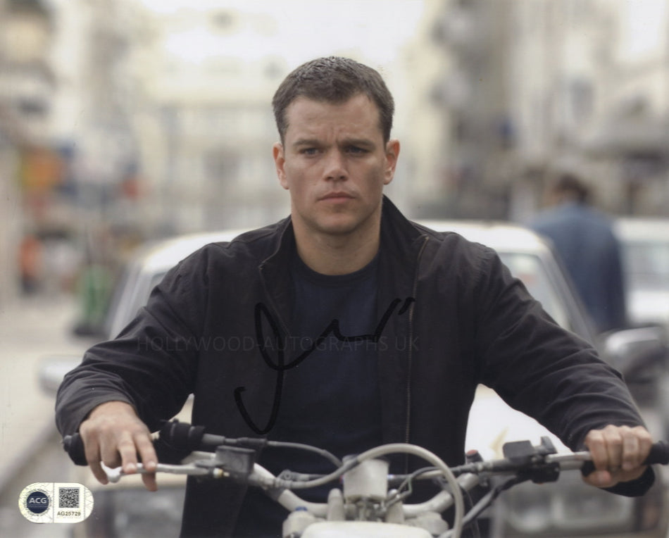 MATT DAMON - Jason Bourne - ACG Certified