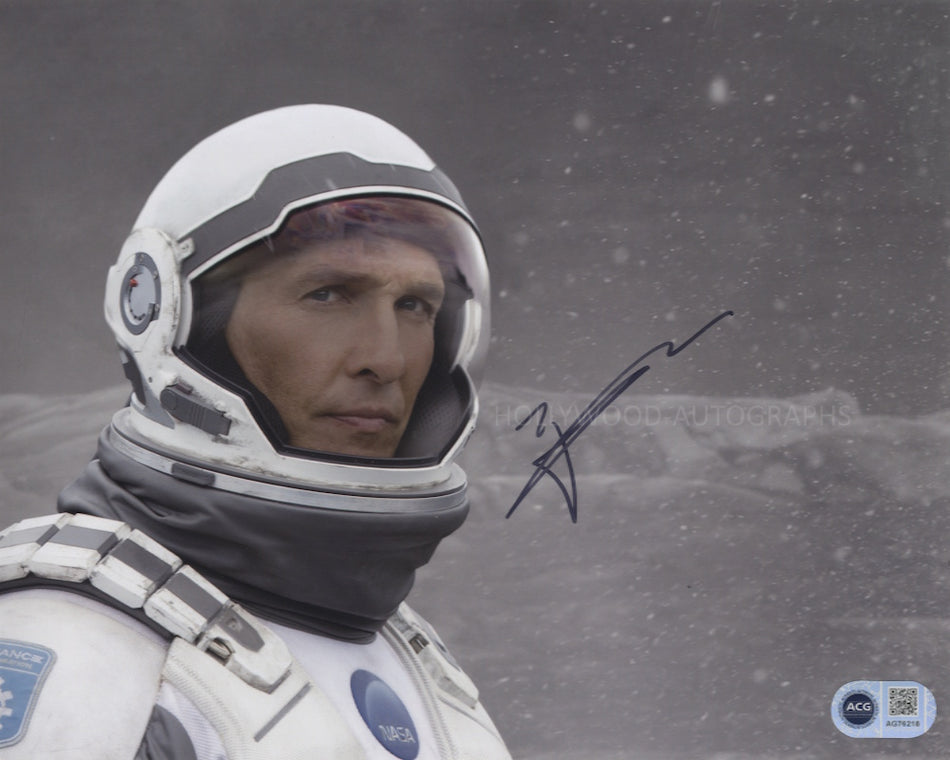 MATTHEW McCONAUGHEY - Interstellar - ACG Certified