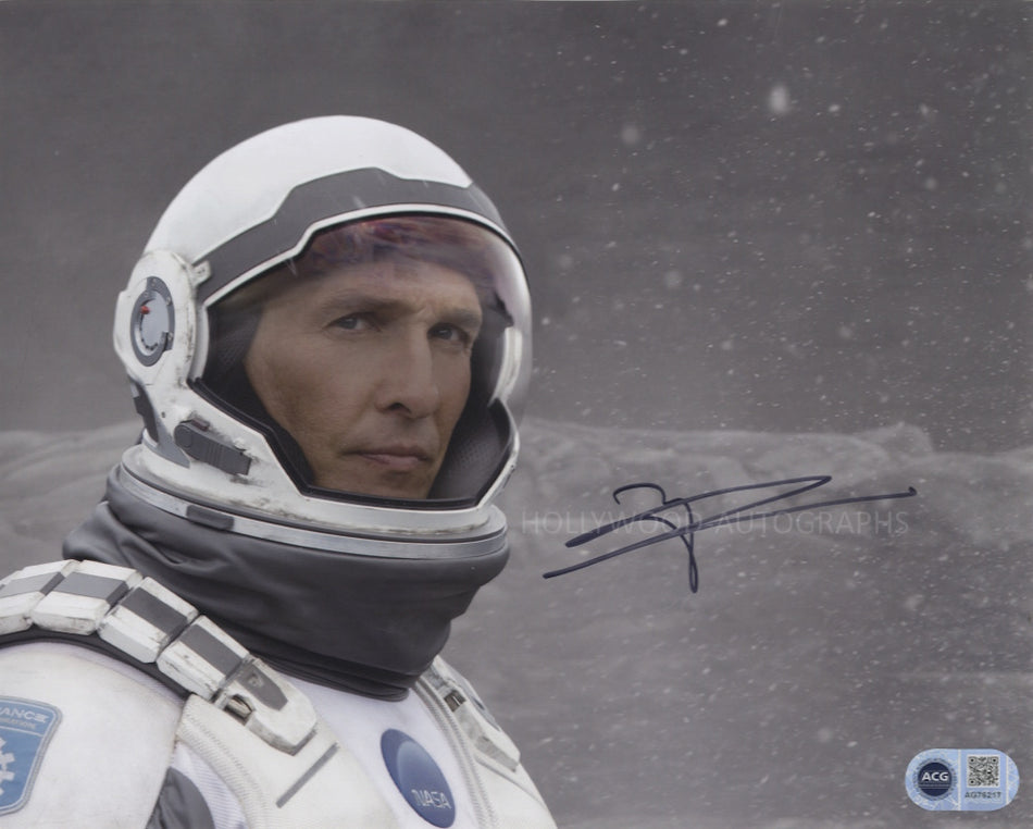 MATTHEW McCONAUGHEY - Interstellar - ACG Certified