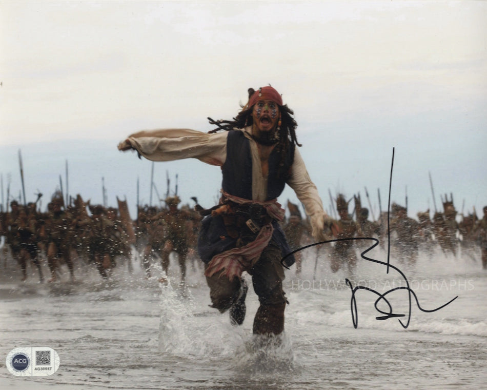 JOHNNY DEPP - Pirates Of The Caribbean - ACG Certified