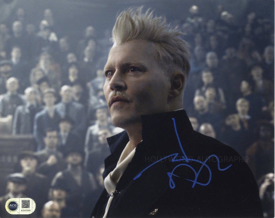 JOHNNY DEPP - Fantastic Beasts - ACG Certified