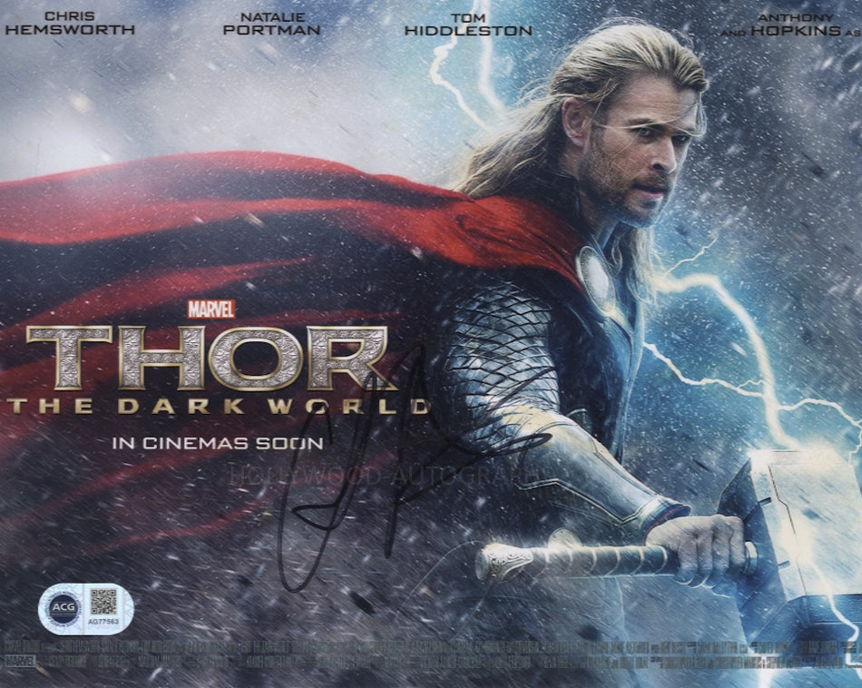 CHRIS HEMSWORTH - Thor - ACG Certified