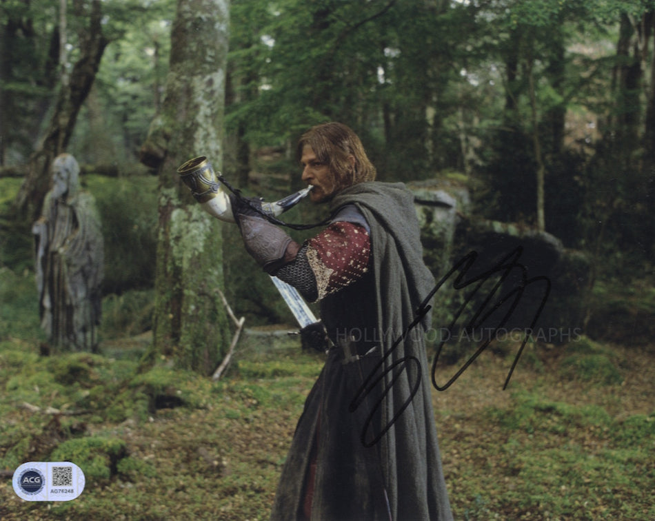 SEAN BEAN - The Lord Of The Rings - ACG Certified