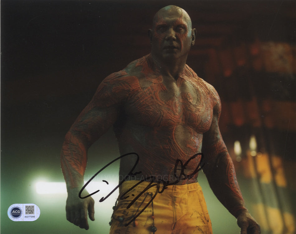 DAVE BAUTISTA - Guardians Of The Galaxy - ACG Certified