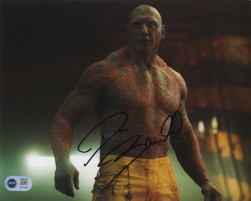 DAVE BAUTISTA - Guardians Of The Galaxy - ACG Certified