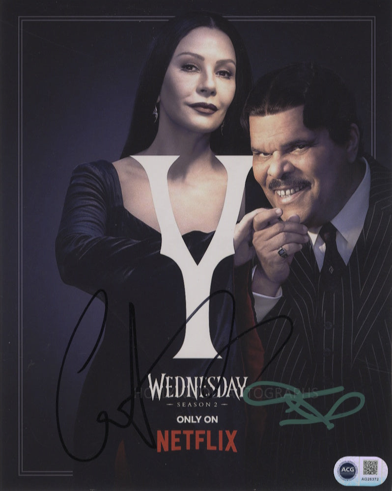 CATHERINE ZETA JONES and LUIS GUZMAN - Wednesday - ACG Certified