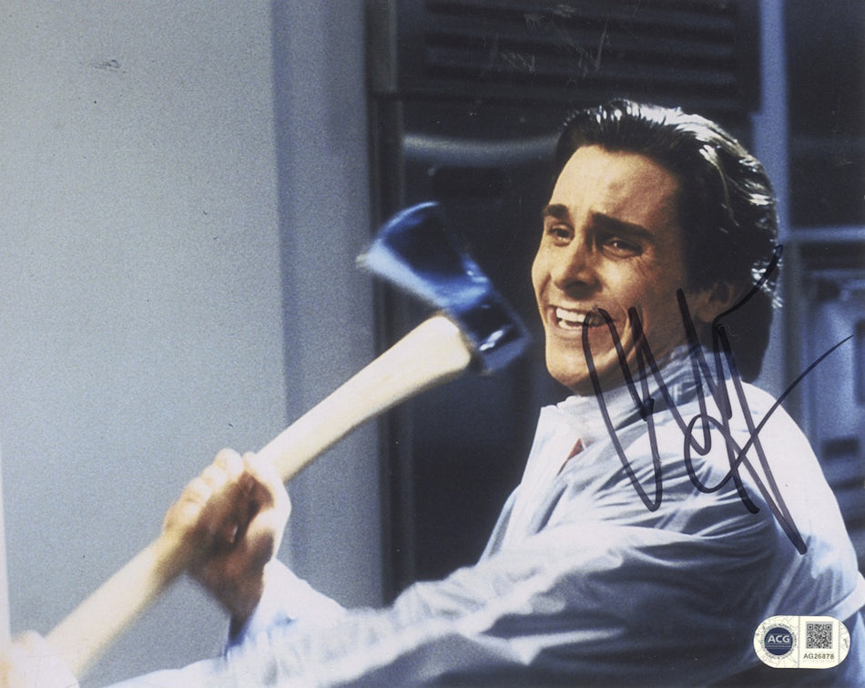 CHRISTIAN BALE - American Psycho -  ACG Certified