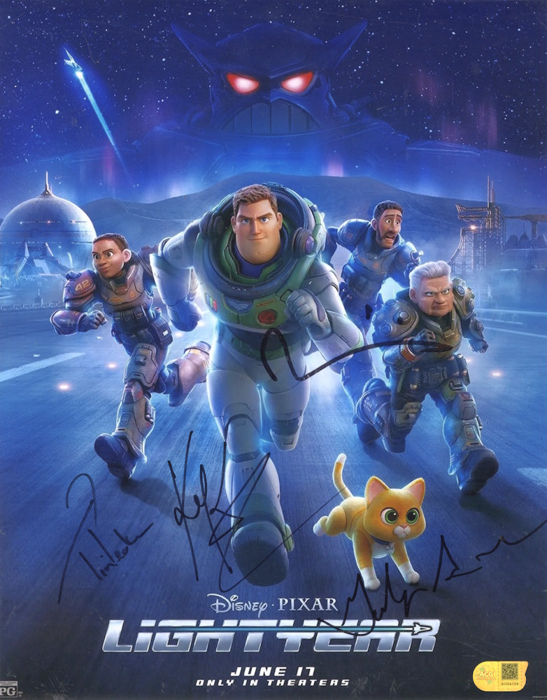 LIGHTYEAR Multi Signed 11"x 14" - ACG Certified