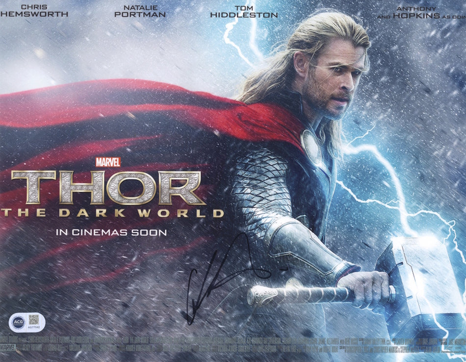 CHRIS HEMSWORTH - Thor - 11"x 14" - ACG Certified